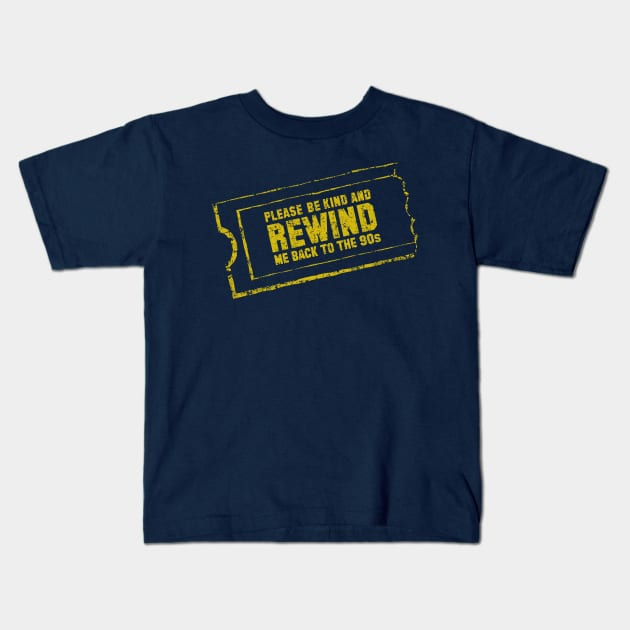 Be Kind, Rewind Kids T-Shirt by kg07_shirts